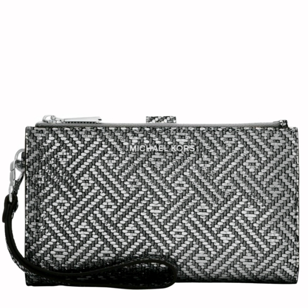 **Sold**Michael Kors Adele Double Zip Phone Wristlet